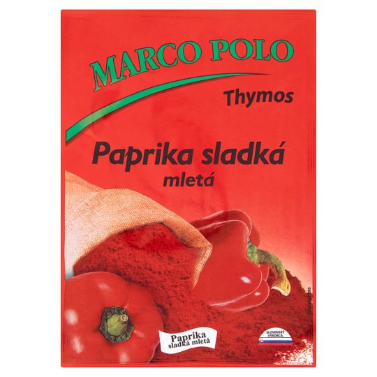 Paprika sladká mletá 20g, Thymos-Marco Polo. 0,30 € s DPH