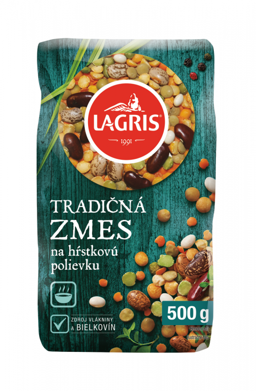 Tradičná zmes pre hŕstkovú polievku 500g, Lagris. / 1ks